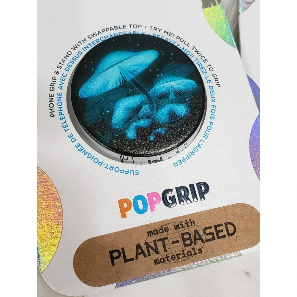 LOT 3 PopSockets Cell‎ Phone Grip mushrooms psychedelic hippie teen boy